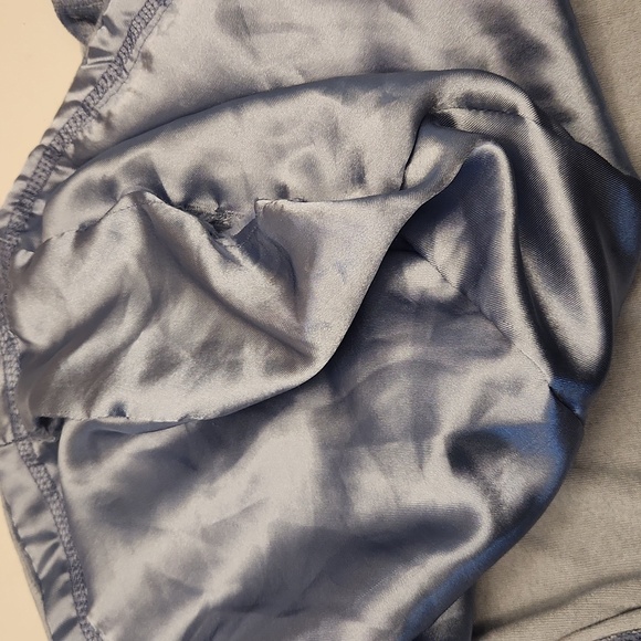 Vintage 90s Y2K BCBGMaxazria Rhinestone Velour Zip Up Hooded Track Jacket Blue - Picture 14 of 16